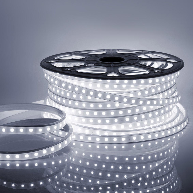 Светодиодная влагозащищенная лента 6W/m 60LED/m 2835SMD холодный белый 50M Белый Светодиодная влагозащищенная лента 6W/m 60LED/m 2835SMD холодный белый 50M Белый в Волгограде | Loft Concept