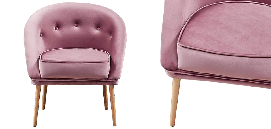Кресло Gwyn Chair pink Кресло Gwyn Chair pink - Loft-Concept в Волгограде