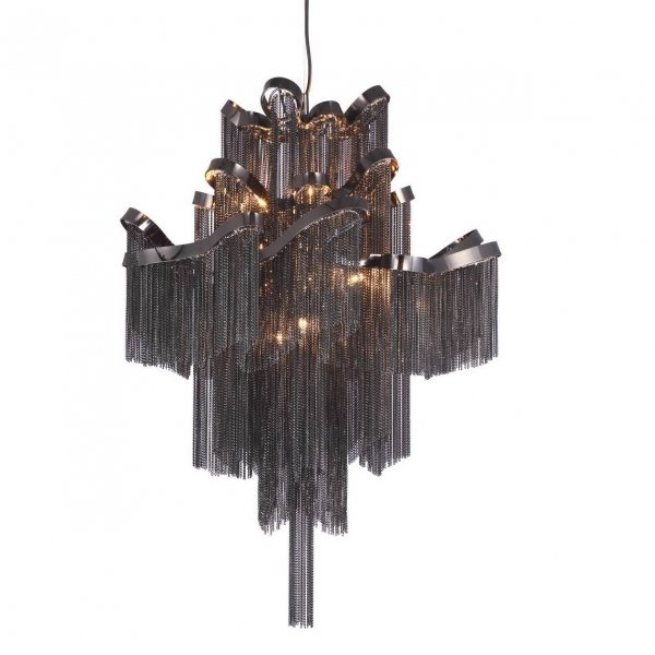 Люстра Ava Chain Atlantis Chandelier Black Черный Люстра Ava Chain Atlantis Chandelier Black Черный в Волгограде | Loft Concept