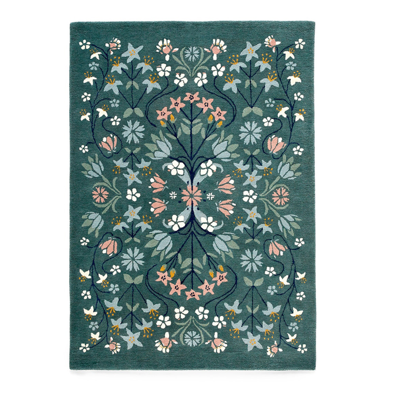 Ковер Floral Pattern 100% шерсть Мульти Ковер Floral Pattern 100% шерсть Мульти в Волгограде | Loft Concept