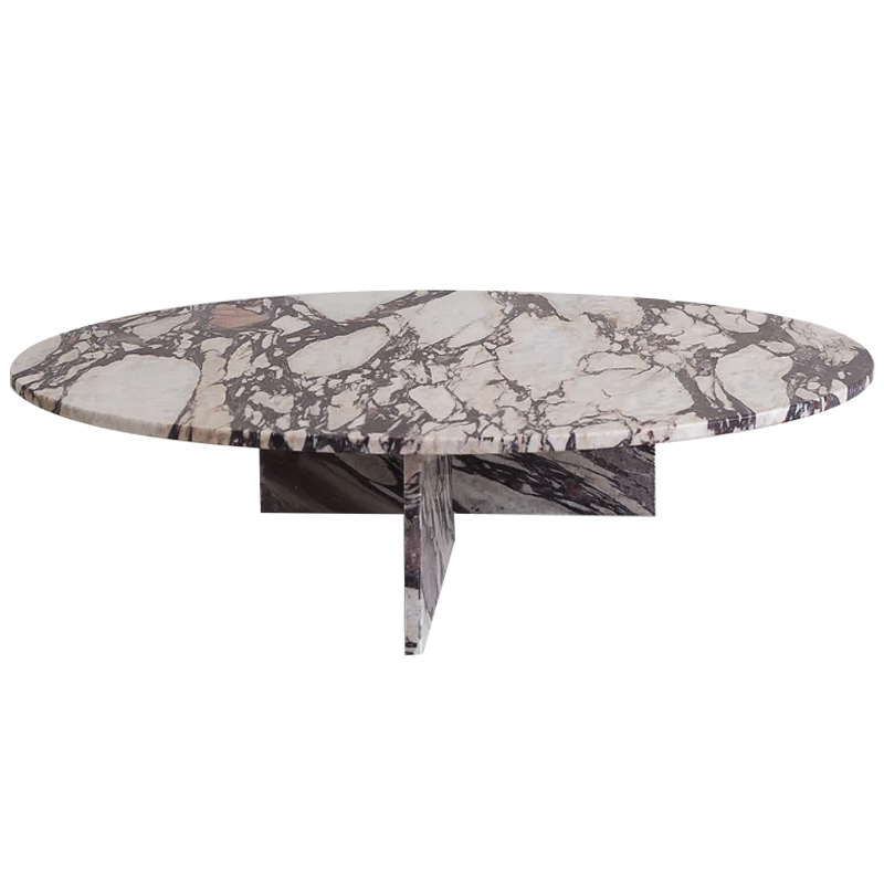 Кофейный стол Enzo Marble Coffee table Серый Бежево-серый Коричневый Кофейный стол Enzo Marble Coffee table Серый Бежево-серый Коричневый в Волгограде | Loft Concept