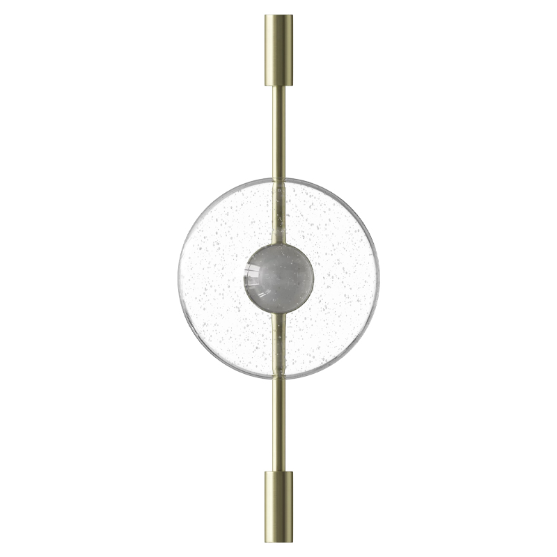 Бра Balance brass Латунь Прозрачный Бра Balance brass Латунь Прозрачный в Волгограде | Loft Concept
