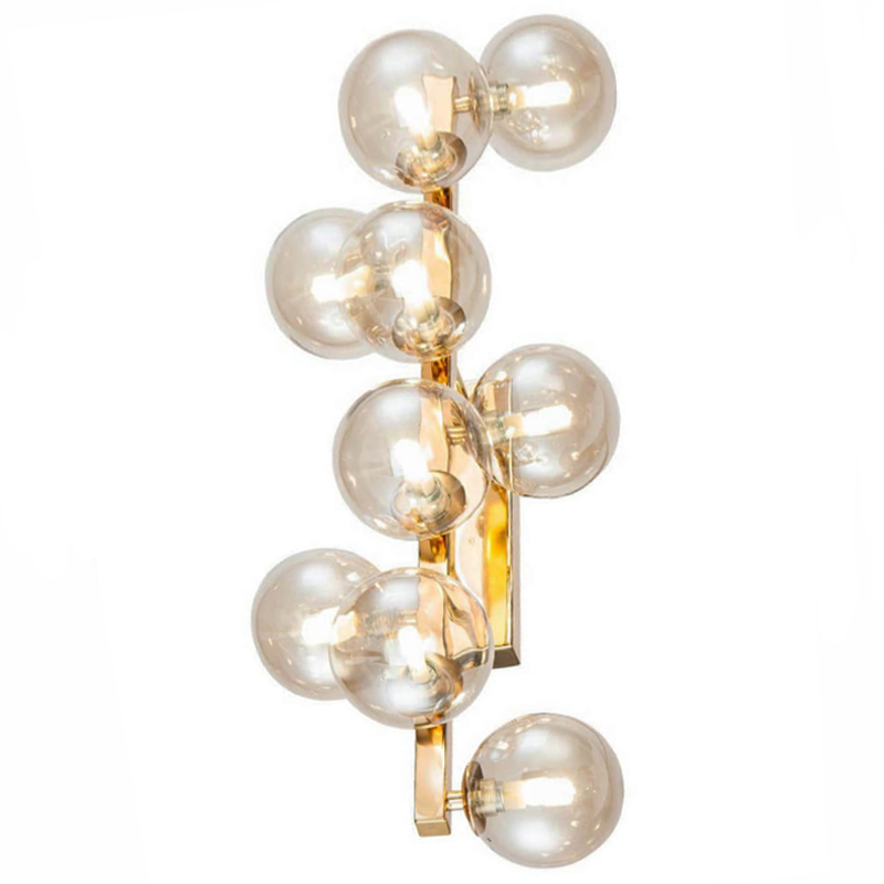 Бра Berries Chandelier Amber 9 Глянцевое золото Янтарь (Amber) Бра Berries Chandelier Amber 9 Глянцевое золото Янтарь (Amber) в Волгограде | Loft Concept