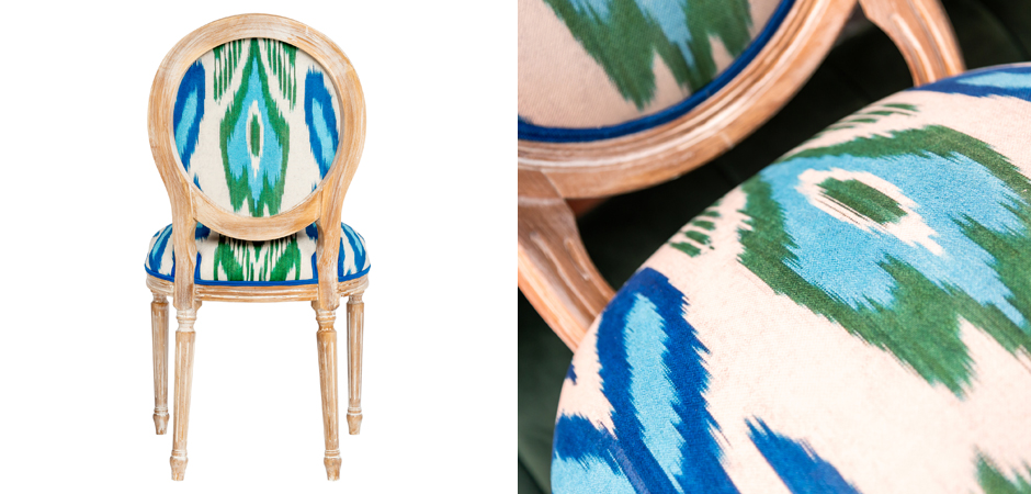 Мягкий стул с узором Ikat Pattern Мягкий стул с узором Ikat Pattern - Loft-Concept в Волгограде