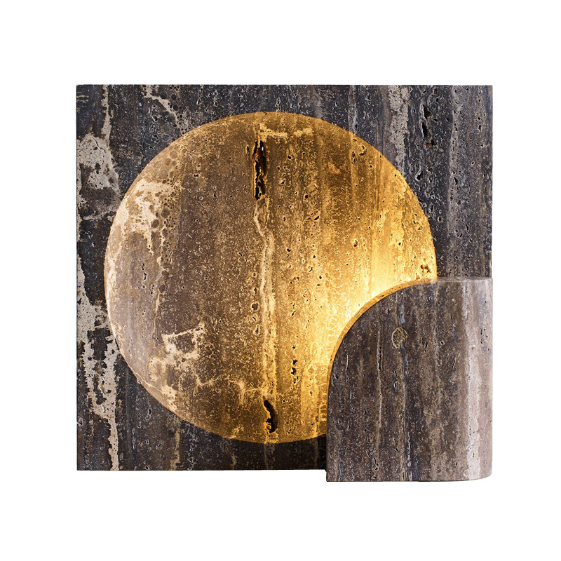 Настольная лампа Block Sconce - Stone Серый Настольная лампа Block Sconce - Stone Серый в Волгограде | Loft Concept