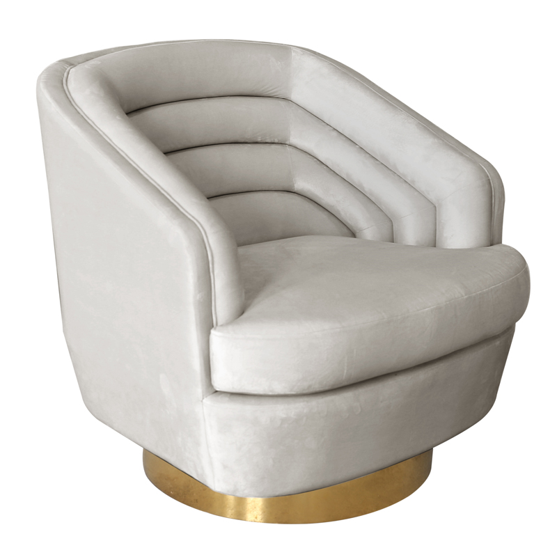 Кресло Henrietta Armchair кремовый велюр Кремовый Золотой Кресло Henrietta Armchair кремовый велюр Кремовый Золотой в Волгограде | Loft Concept