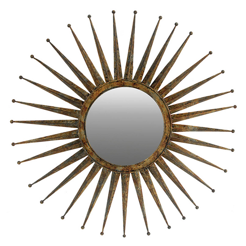 Зеркало-солнце Matahari Mirror Винтажное Темное Золото Зеркало-солнце Matahari Mirror Винтажное Темное Золото в Волгограде | Loft Concept
