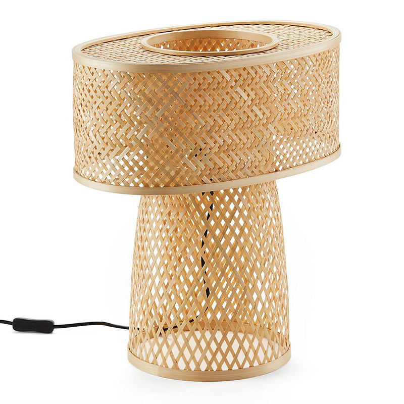 Настольная лампа Maren Wicker Table lamp Бежевый Настольная лампа Maren Wicker Table lamp Бежевый в Волгограде | Loft Concept