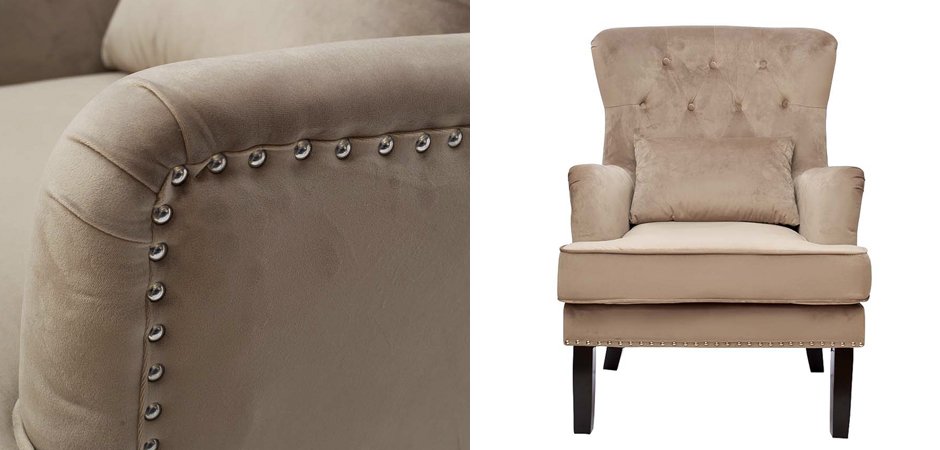 Кресло Stony Brook Chair Beige Кресло Stony Brook Chair Beige - Loft-Concept в Волгограде