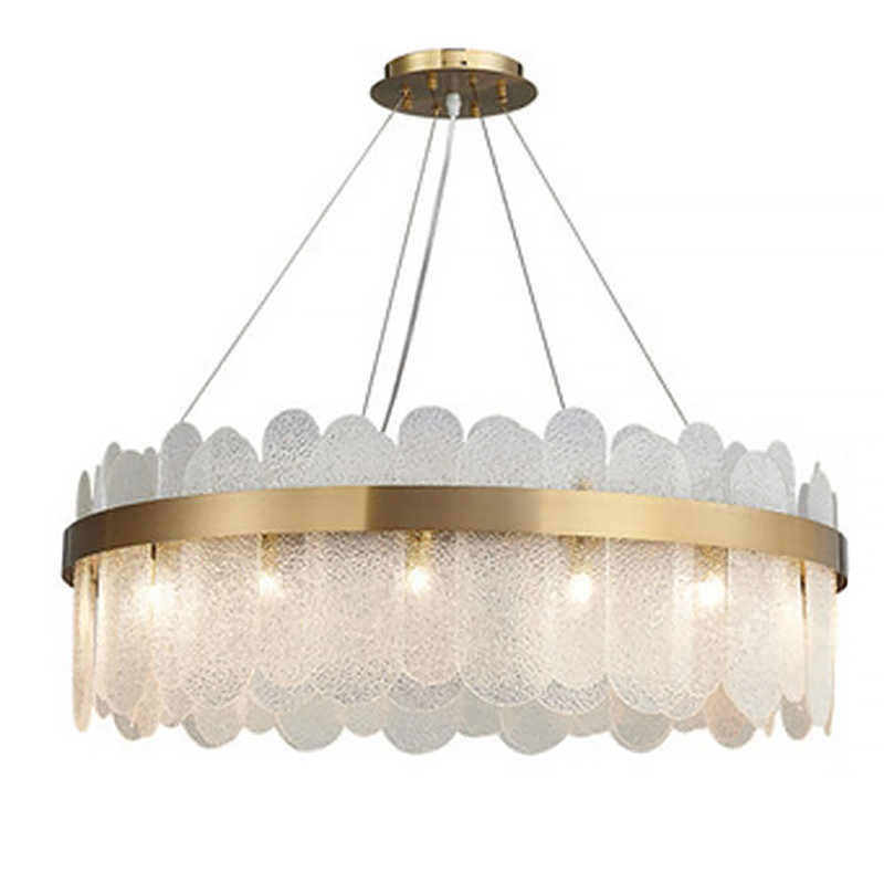 Люстра Blount Chandelier Raised Латунь Прозрачный Люстра Blount Chandelier Raised Латунь Прозрачный в Волгограде | Loft Concept