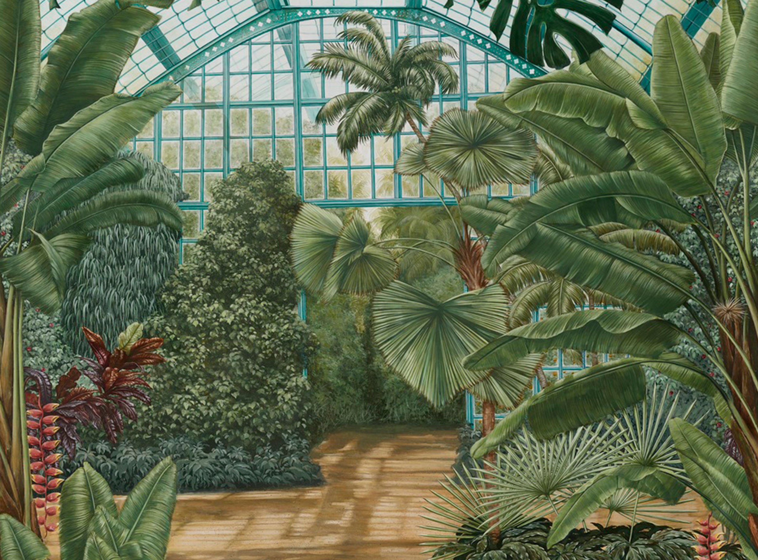 Обои ручная роспись La serre Palmeir - постер Loft-Concept в Волгограде