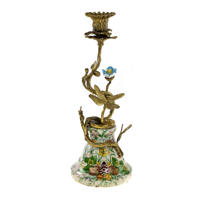Подсвечник Curly Flower Bronze Мульти Бронза Подсвечник Curly Flower Bronze Мульти Бронза в Волгограде | Loft Concept