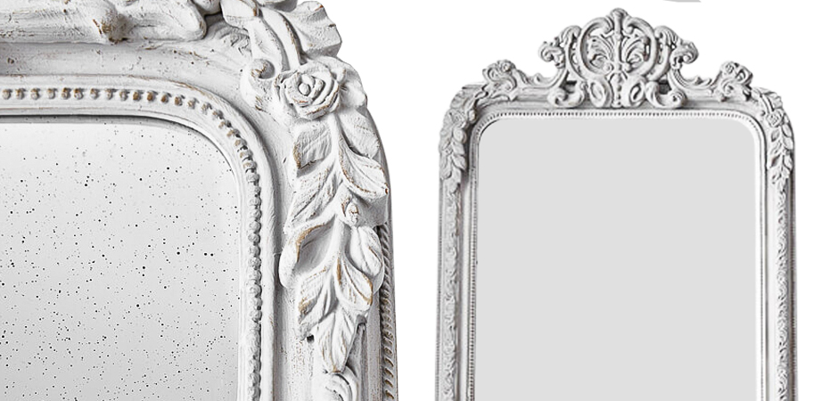 Зеркало Aged White Mirror Зеркало Aged White Mirror - Loft-Concept в Волгограде