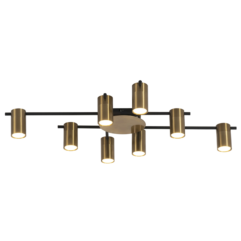 Потолочный светильник Tribes Chandelier Gold Черный Золотой Потолочный светильник Tribes Chandelier Gold Черный Золотой в Волгограде | Loft Concept