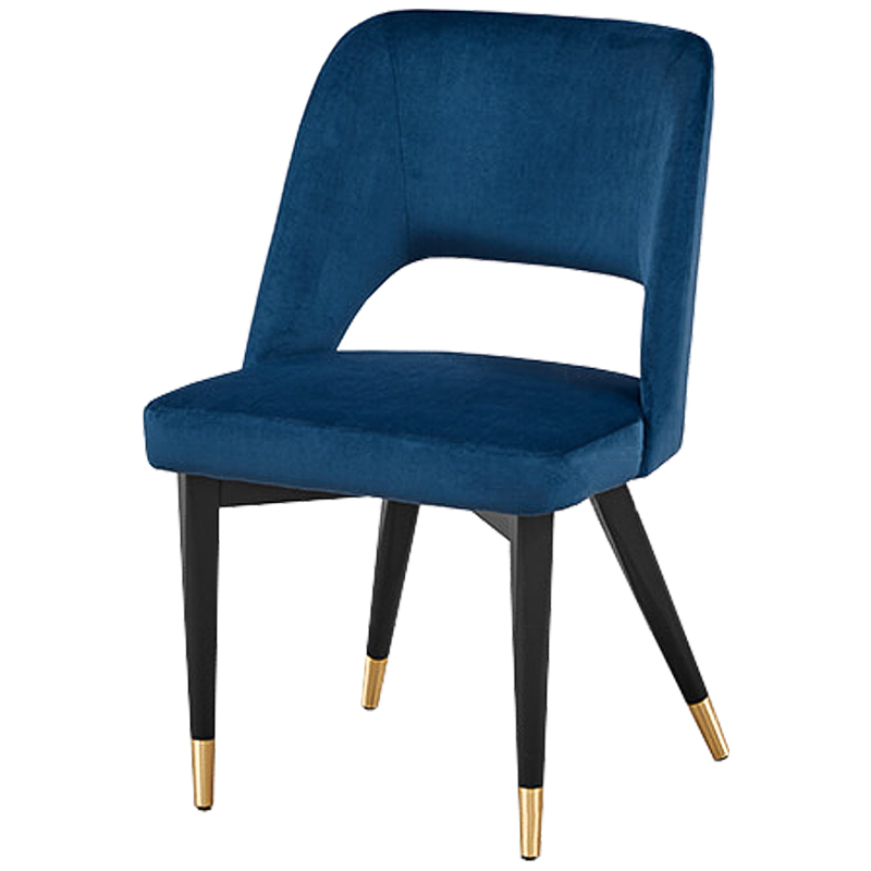 Стул Neasan Stool blue Черный Синий Латунь Стул Neasan Stool blue Черный Синий Латунь в Волгограде | Loft Concept