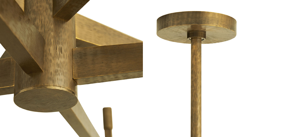 Люстра Arteriors GRIFF CHANDELIER Люстра Arteriors GRIFF CHANDELIER - Loft-Concept в Волгограде