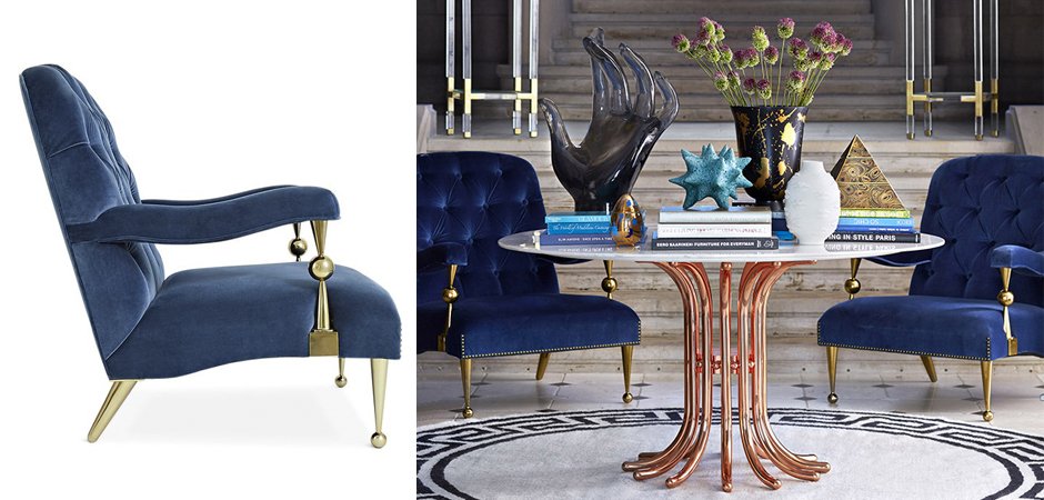 Кресло Jonathan Adler Caracas Chair Кресло Jonathan Adler Caracas Chair - Loft-Concept в Волгограде