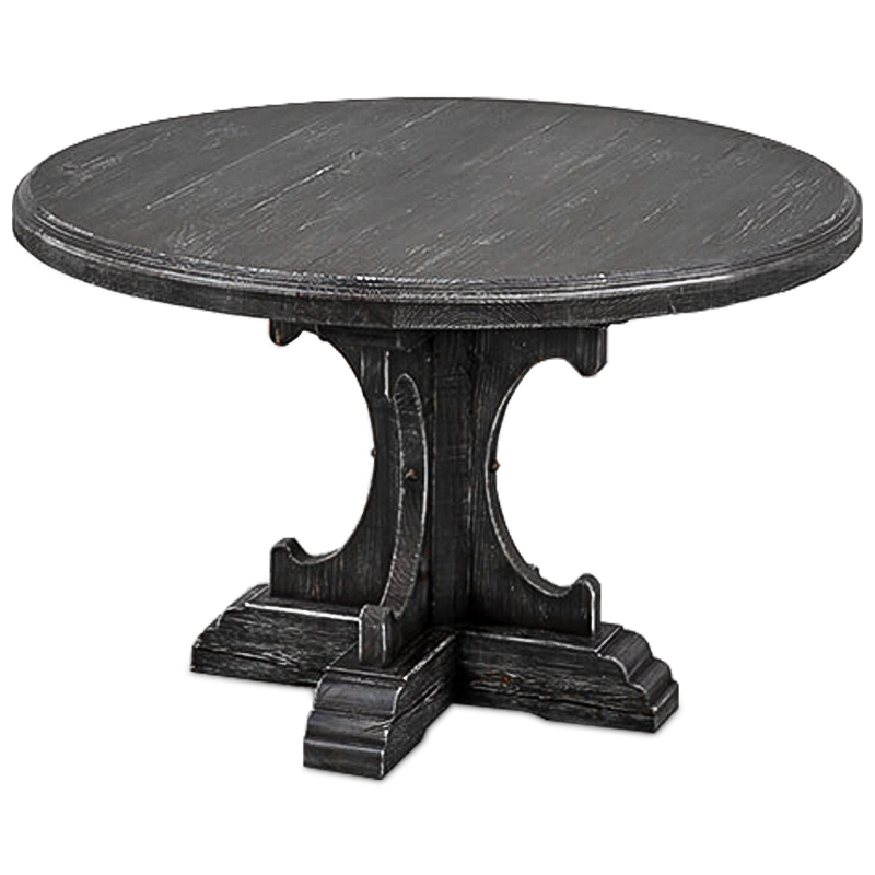 Обеденный стол Aegeon Dinner Table Винтажный черный Обеденный стол Aegeon Dinner Table Винтажный черный в Волгограде | Loft Concept