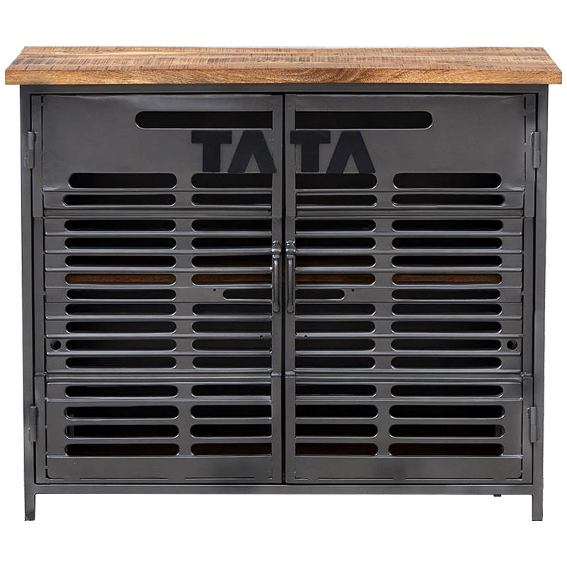 Комод Metal Wood Loft Tata Chest of Drawers Серый Древесина Коричневый Черный Комод Metal Wood Loft Tata Chest of Drawers Серый Древесина Коричневый Черный в Волгограде | Loft Concept