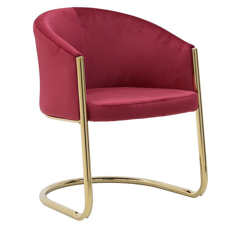 Стул Imelda Chair Crimson Малиновый (Crimson) Глянцевое золото Стул Imelda Chair Crimson Малиновый (Crimson) Глянцевое золото в Волгограде | Loft Concept