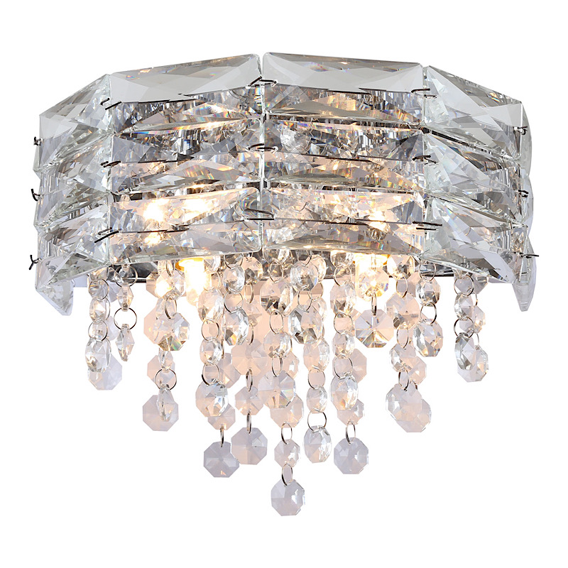 Настенный светильник Roul Crystal Light Хром Прозрачный в Волгограде | Loft Concept 