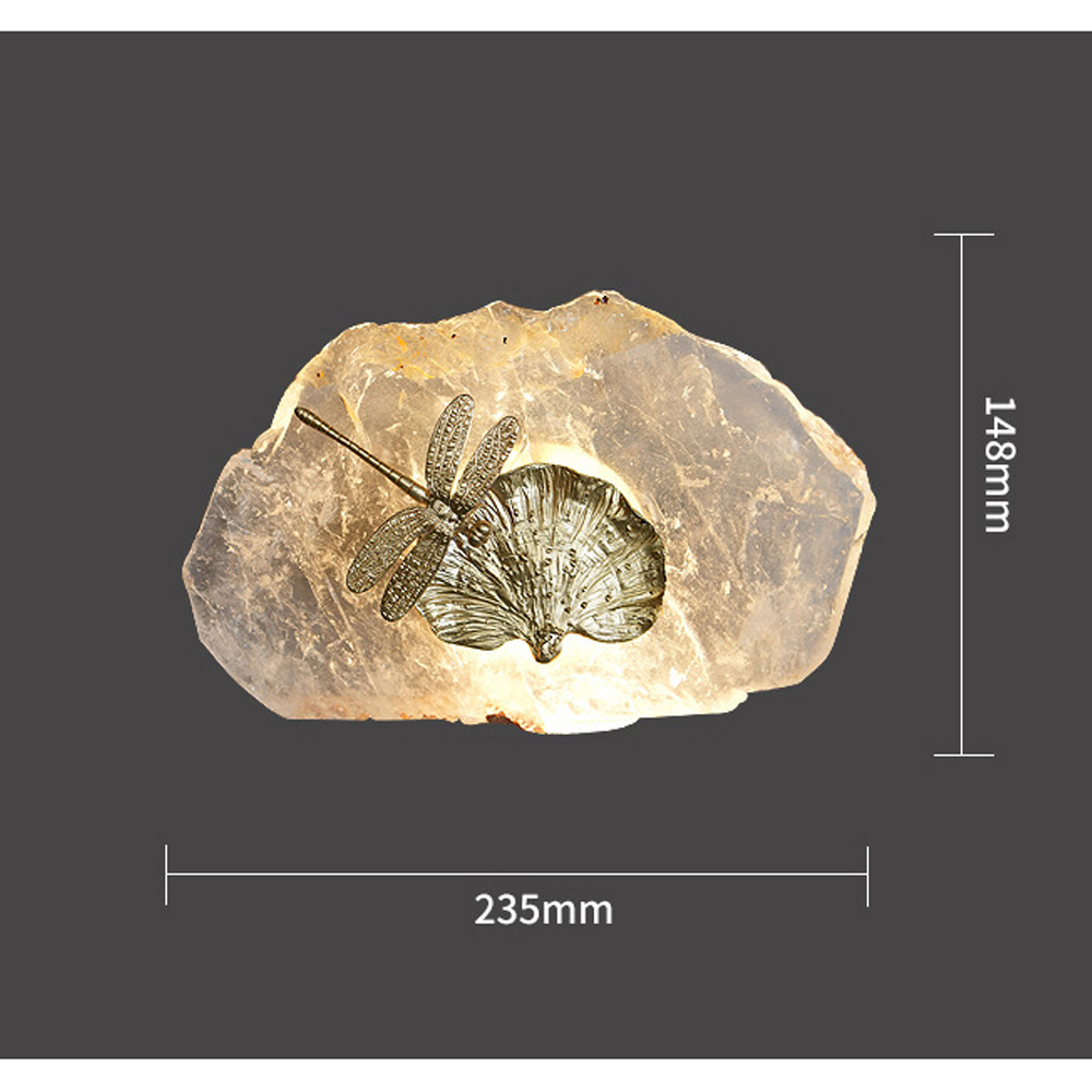 Бра Декоративный лист с стрекозой Glacial Fragment Бра Декоративный лист с стрекозой Glacial Fragment в Волгограде
