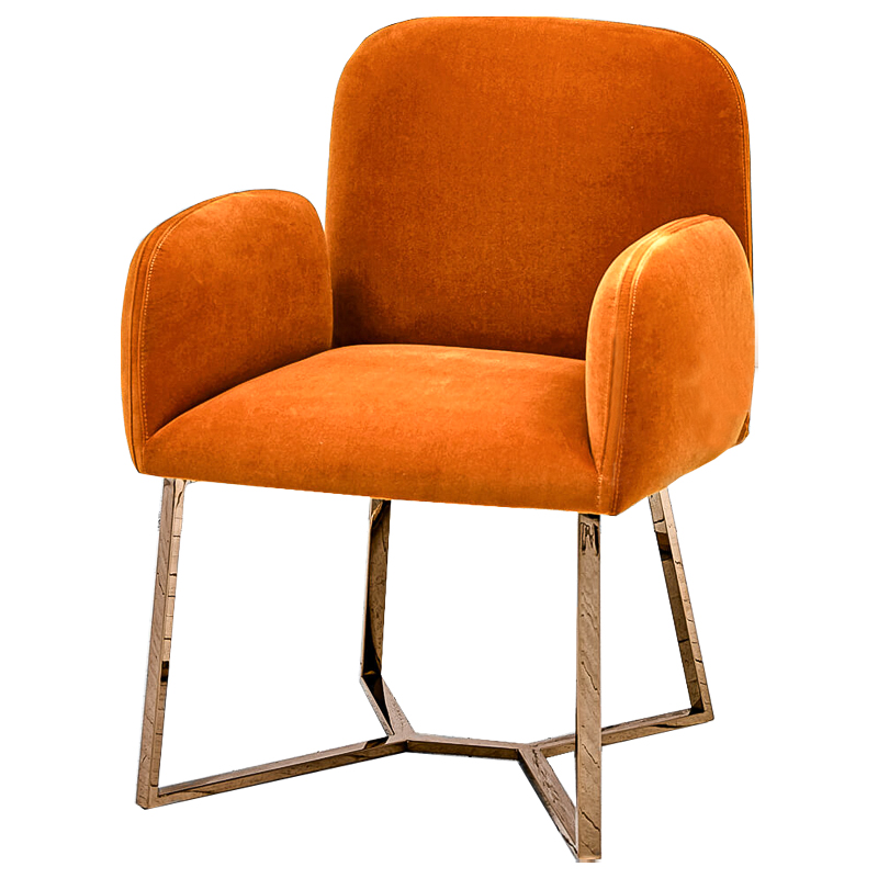 Стул Clifford Stool Orange Оранжевый Розовое золото Стул Clifford Stool Orange Оранжевый Розовое золото в Волгограде | Loft Concept
