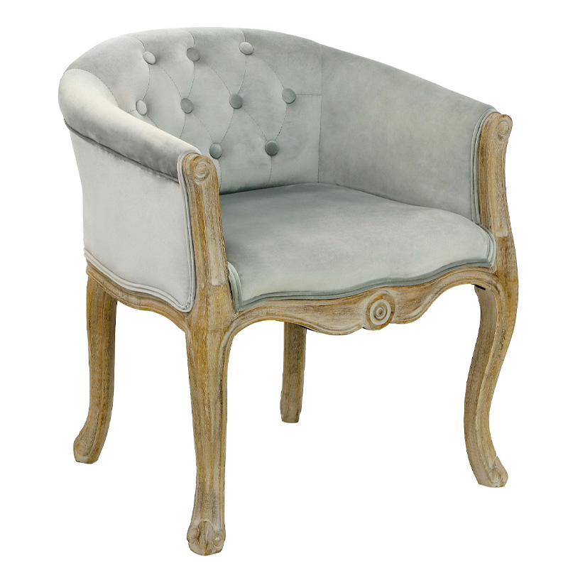 Кресло French Provence Armchair Roderic light blue Голубой Кресло French Provence Armchair Roderic light blue Голубой в Волгограде | Loft Concept