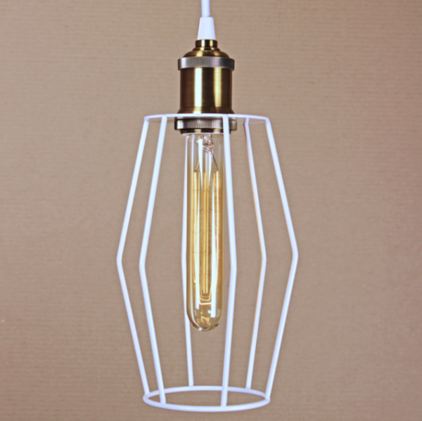 Подвесной светильник Wire Cage Pendant Spauk White Белый Подвесной светильник Wire Cage Pendant Spauk White Белый в Волгограде | Loft Concept