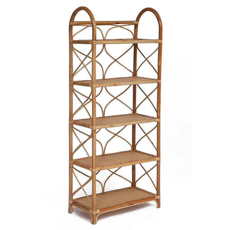 Этажерка Rattan Wicker Bookcase Древесина Этажерка Rattan Wicker Bookcase Древесина в Волгограде | Loft Concept