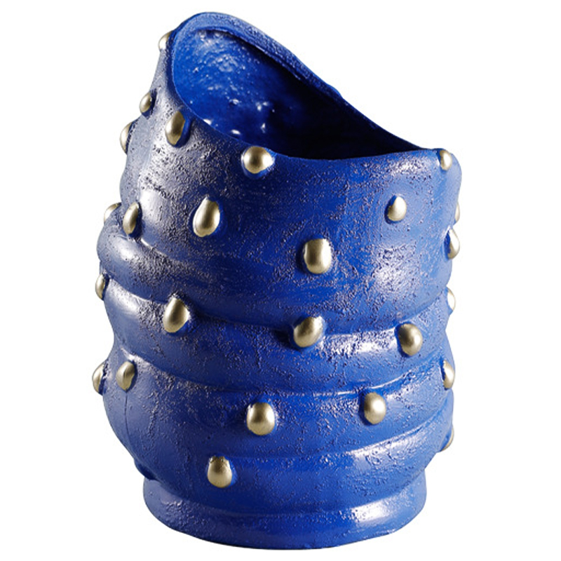 Ваза Molecule Collection Vase Blue Gold Синий Золотой Ваза Molecule Collection Vase Blue Gold Синий Золотой в Волгограде | Loft Concept