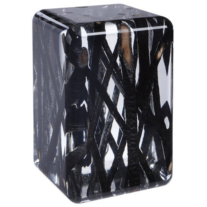 Дизайнерский Стол KISIMI ICE burned Occasional table Прозрачный Черный Дизайнерский Стол KISIMI ICE burned Occasional table Прозрачный Черный в Волгограде | Loft Concept