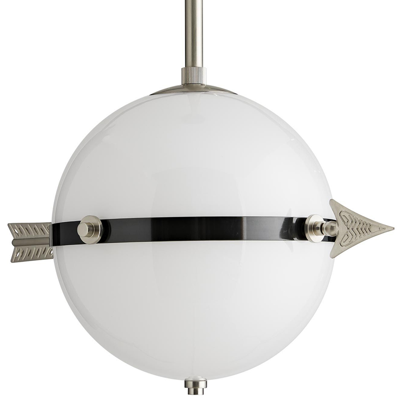 Люстра Arteriors CELESTIAL PENDANT Белый Черный Серебряный Люстра Arteriors CELESTIAL PENDANT Белый Черный Серебряный в Волгограде | Loft Concept