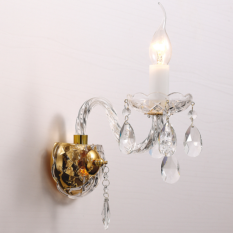 Бра Melisa Sconce One Глянцевое золото Прозрачный Бра Melisa Sconce One Глянцевое золото Прозрачный в Волгограде | Loft Concept