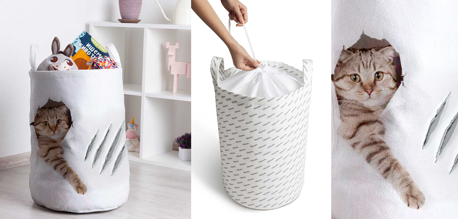 Корзина Hello Cat Basket - фото