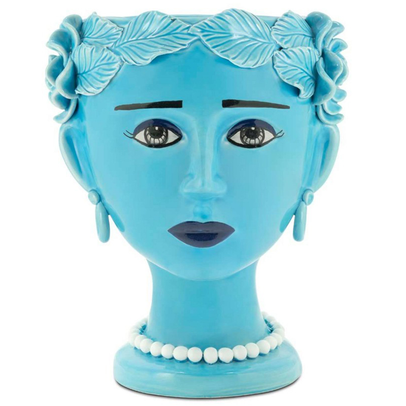 Ваза Vase Selva Blissful Turquoise Бирюзовый Ваза Vase Selva Blissful Turquoise Бирюзовый в Волгограде | Loft Concept