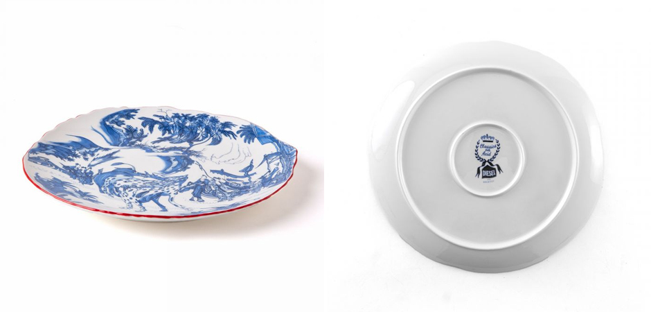 Тарелка Seletti Blue Chinoiserie Тарелка Seletti Blue Chinoiserie - Loft-Concept в Волгограде