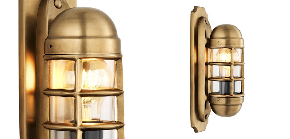 Бра Eichholtz Wall Lamp Le Caprice Brass - Loft-Concept в Волгограде
