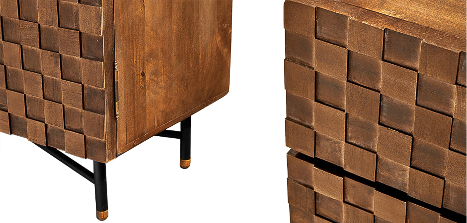 Комод в стиле Лофт Cells Wood Commode Комод в стиле Лофт Cells Wood Commode - Loft-Concept в Волгограде
