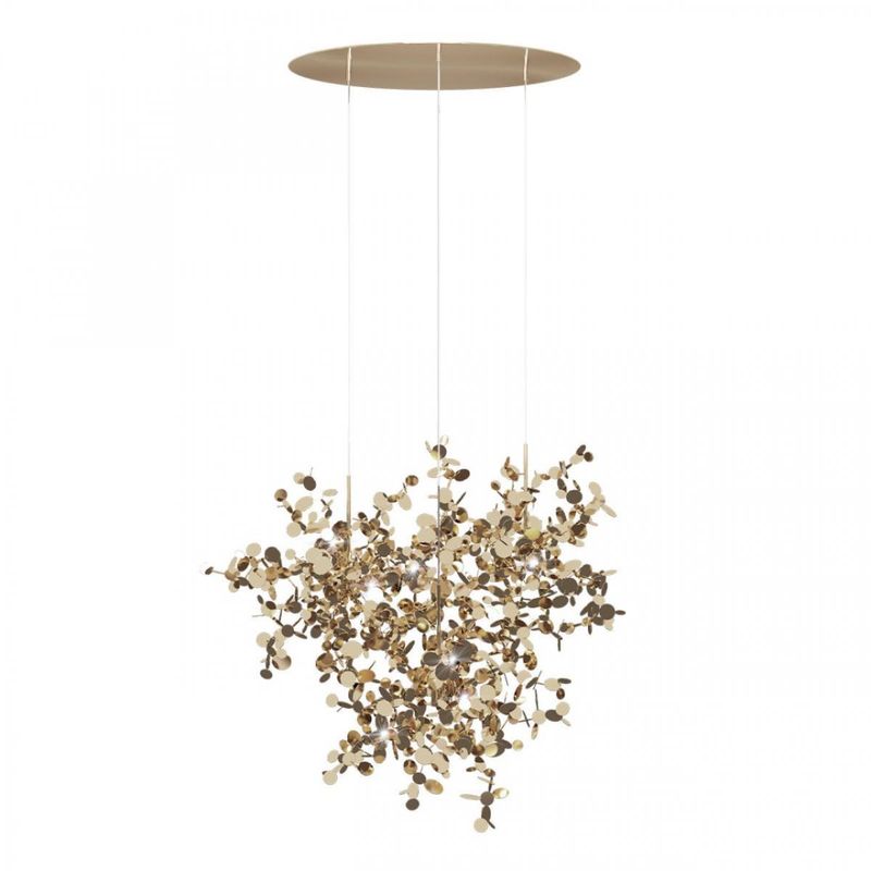 Люстра Terzani Argent Suspension Gold Pendant lamp диаметр 85 Золотой Люстра Terzani Argent Suspension Gold Pendant lamp диаметр 85 Золотой в Волгограде | Loft Concept