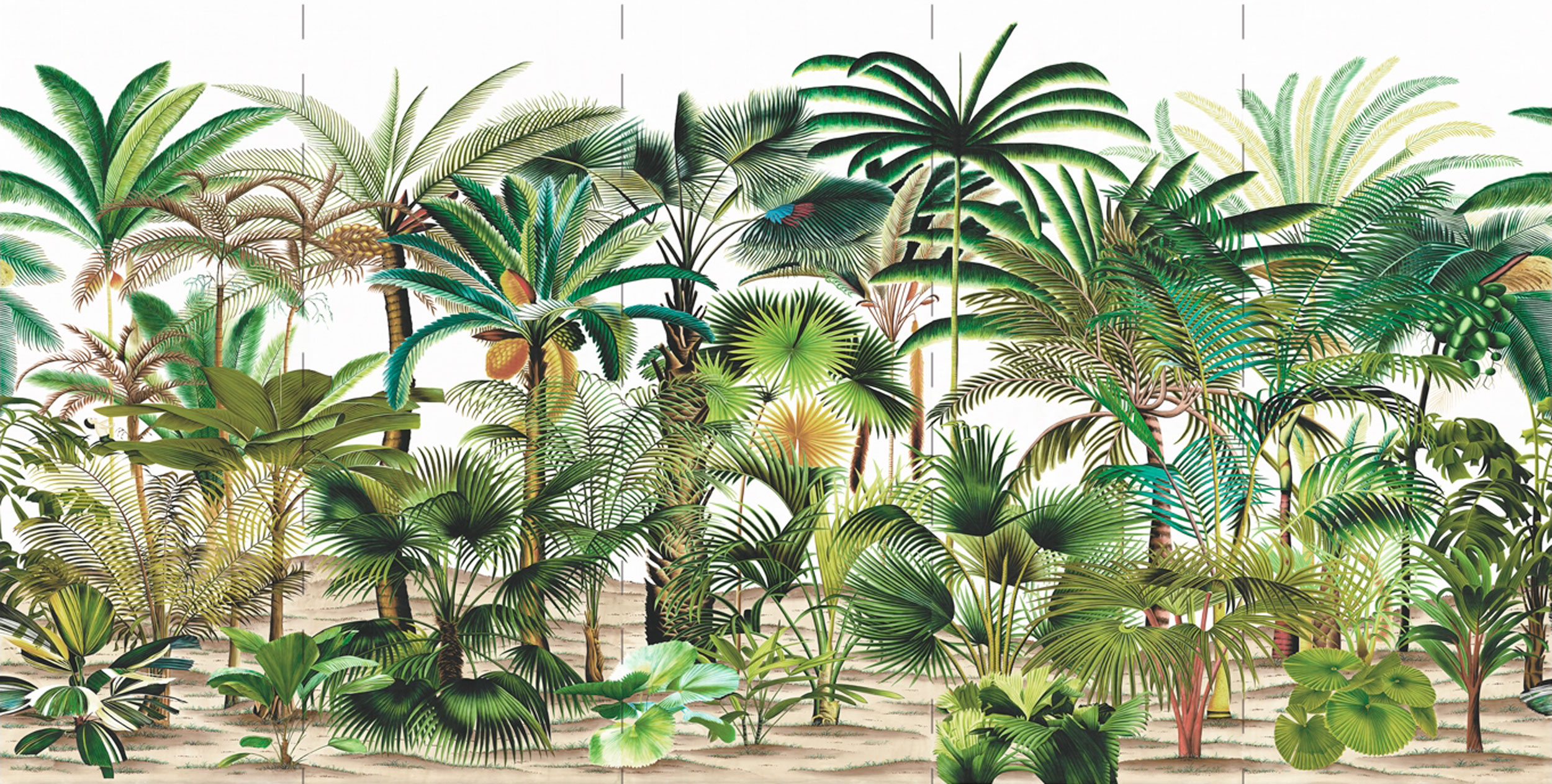 Обои ручная роспись Palmetum Rose - постер Loft-Concept в Волгограде