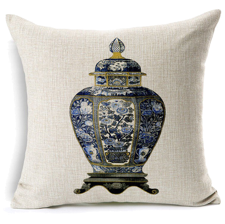 Декоративная подушка Blue Vase Декоративная подушка Blue Vase в Волгограде | Loft Concept