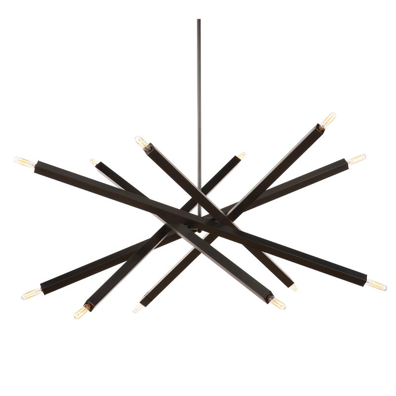Люстра Blathmac Black Chandelier Черный Люстра Blathmac Black Chandelier Черный в Волгограде | Loft Concept