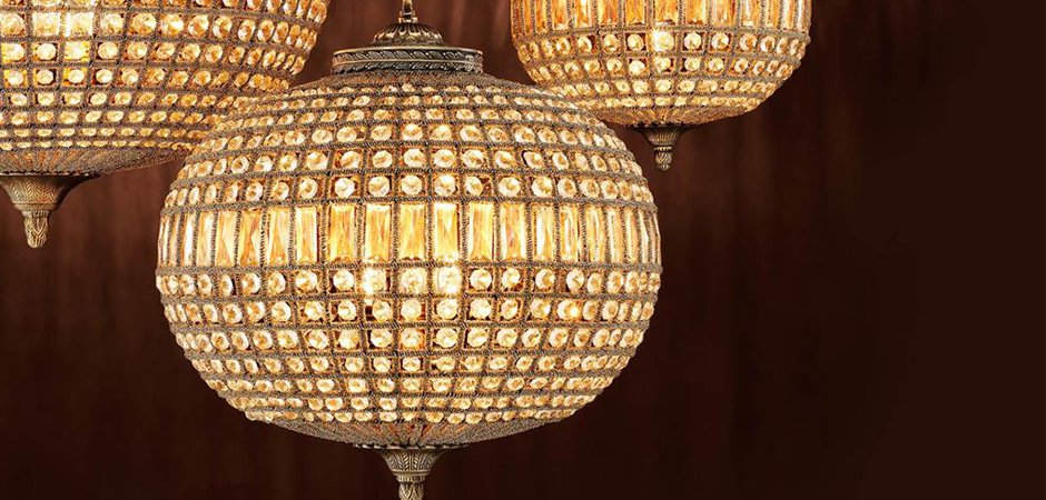 Люстра Chandelier Kasbah Oval M Brass Люстра Chandelier Kasbah Oval M Brass - Loft-Concept в Волгограде