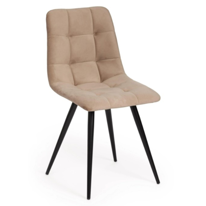 Стул Nancy Beige Chair Бежевый Черный в Волгограде | Loft Concept 