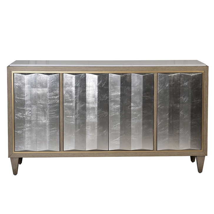 Комод Fold Pattern Commode Бежево-серый Белый Комод Fold Pattern Commode Бежево-серый Белый в Волгограде | Loft Concept