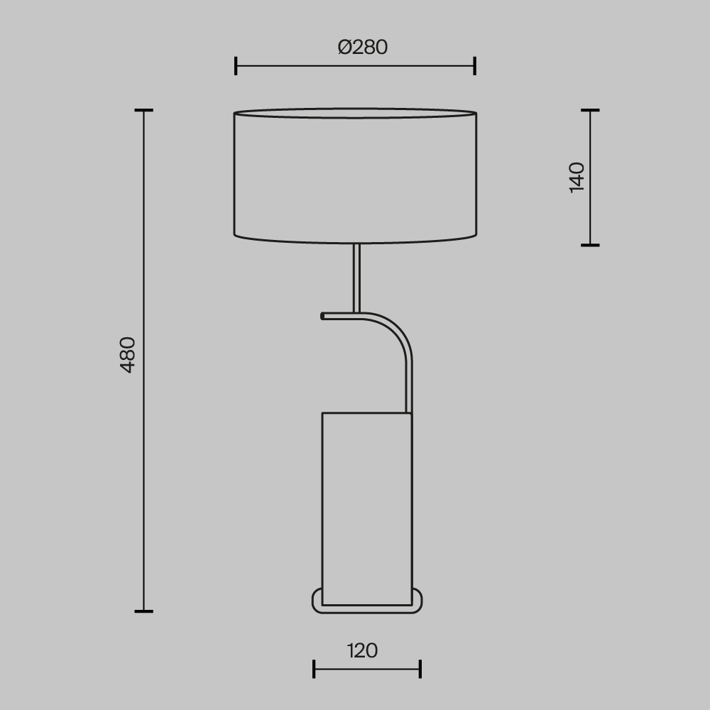 Настольный светильник Glamping Е14x2 в Волгограде