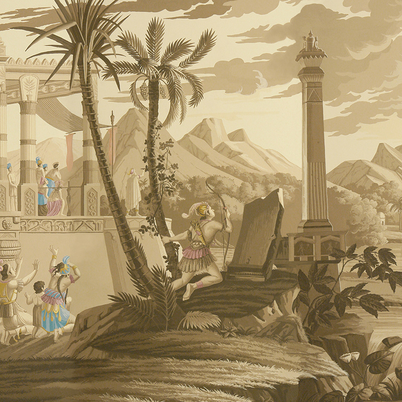 Обои ручная роспись The Incas Rose des Sables on scenic paper Обои ручная роспись The Incas Rose des Sables on scenic paper в Волгограде | Loft Concept