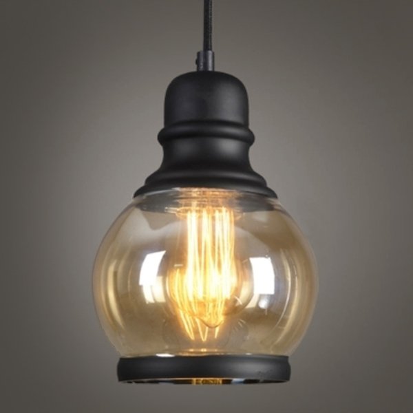 Подвесной светильник Loft Smoke Glass Pendant #2 Черный Подвесной светильник Loft Smoke Glass Pendant #2 Черный в Волгограде | Loft Concept