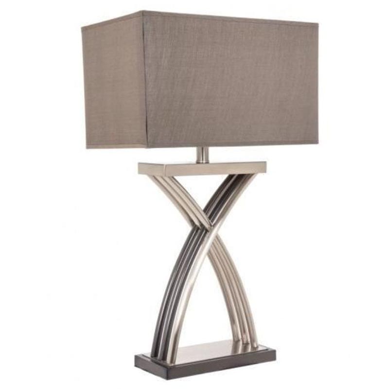 Настольная лампа Harriet Table Lamp Серебряный Настольная лампа Harriet Table Lamp Серебряный в Волгограде | Loft Concept